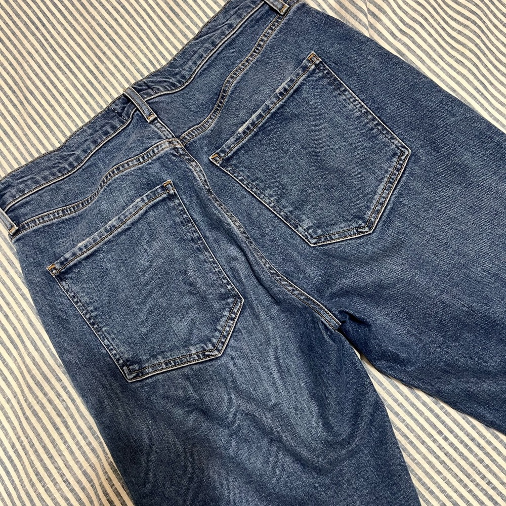 Agolde Riley Long High Rise Straight Jeans - Picture 4 of 8